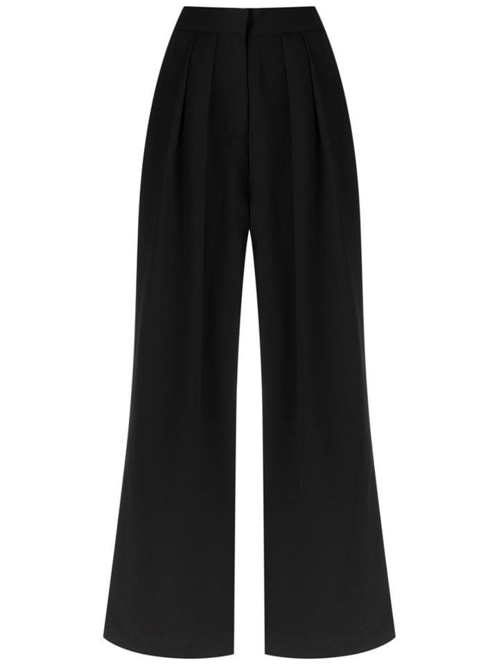 Andrea Marques - Palazzo Pants - Women - Acetate/viscose - 38, Black, Acetate/viscose
