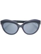 Emilio Pucci - Cat Eye Sunglasses - Women - Acetate - 55, Black, Acetate