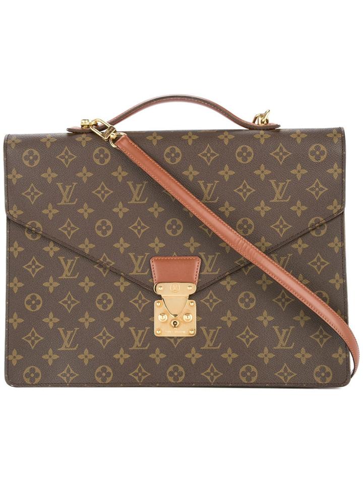 Louis Vuitton Vintage Monogram Document Holder - Brown