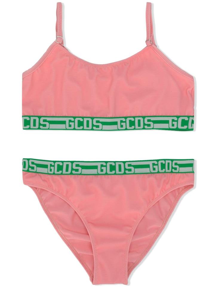 Gcds Kids Teen Logo Swim Set - Pink