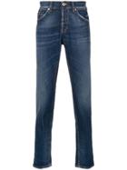 Dondup Faded Slim Fit Jeans - Blue
