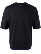 Diesel Black Gold - Asymmetric Bicolour T-shirt - Men - Cotton - S, Cotton