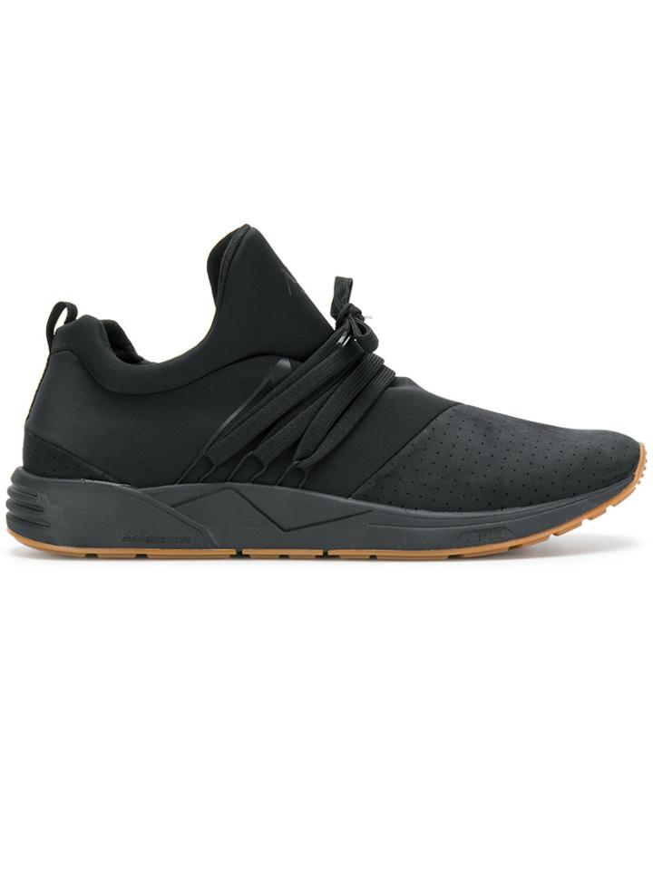 Arkk Front Knot Running Sneakers - Black