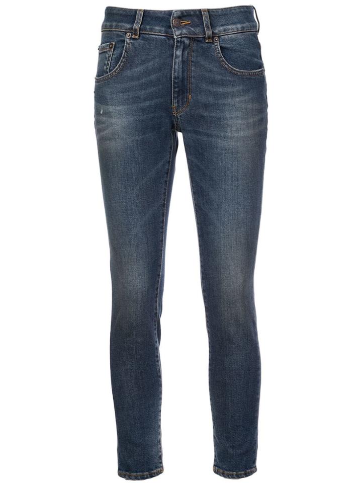 6397 Skinny Cropped Jeans - Blue