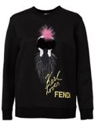 Fendi Karlito Fleece Sweatshirt - Black