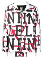 Philipp Plein Graphic Print Jogging Jacket - Black