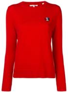 Chinti & Parker Logo Sweater - Red