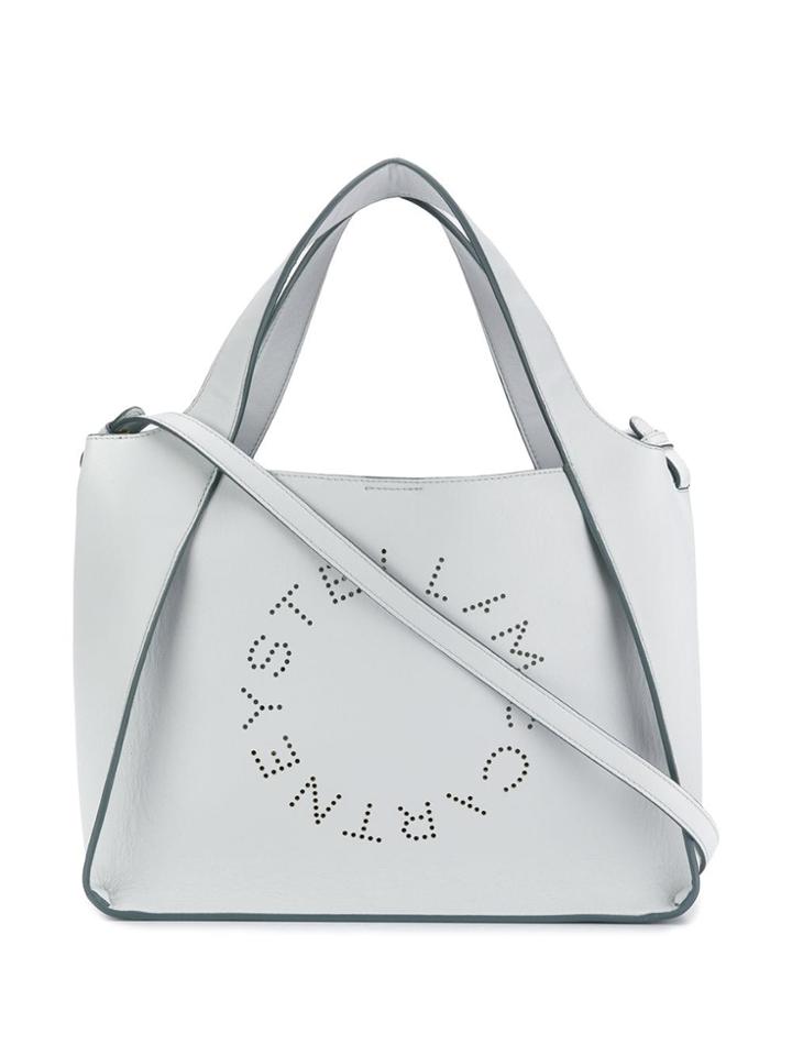 Stella Mccartney Logo Tote Bag - Blue