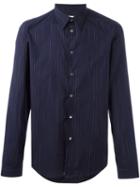 Ps By Paul Smith Faded Pinstripe Shirt, Men's, Size: Xxl, Blue, Cotton