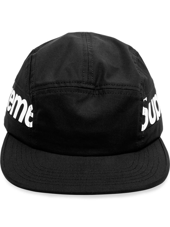 Supreme Side Panel Camp Cap 'fw18' - Black