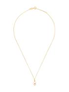 Anni Lu Baroque Pearl Coral Necklace - Gold