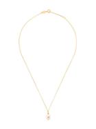 Anni Lu Baroque Pearl Coral Necklace - Gold