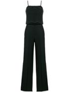 Twin-set Spaghetti Strap Jumpsuit - Black
