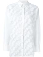 See By Chloé Embroidered Flower Mesh Shirt