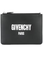 Givenchy Iconic Logo Print Pouch - Black