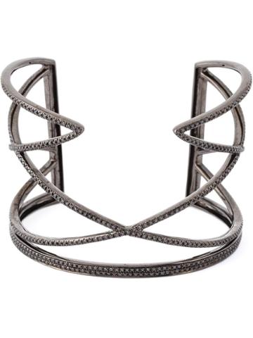 Jo Lle Jewellery Geometric Diamond Cuff