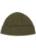 Ami Alexandre Mattiussi - Beanie - Men - Virgin Wool - One Size, Green, Virgin Wool