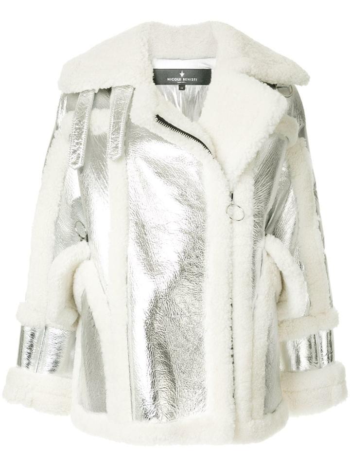 Nicole Benisti Montaigne Coat - Silver