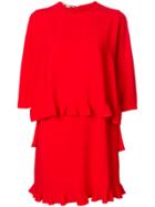 Stella Mccartney Ruffle Trim Dress - Red