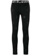 Filles A Papa - Cameron Embellished Slim Jeans - Women - Cotton/spandex/elastane - 29, Black, Cotton/spandex/elastane