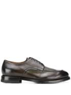 Silvano Sassetti Leather Derby Shoes - Green