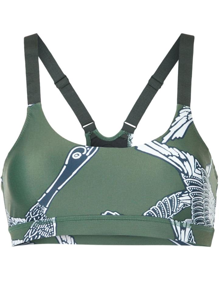 The Upside Printed Sports Bra - Green