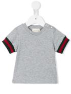 Gucci Kids Web T-shirt, Boy's, Size: 18-24 Mth, Grey
