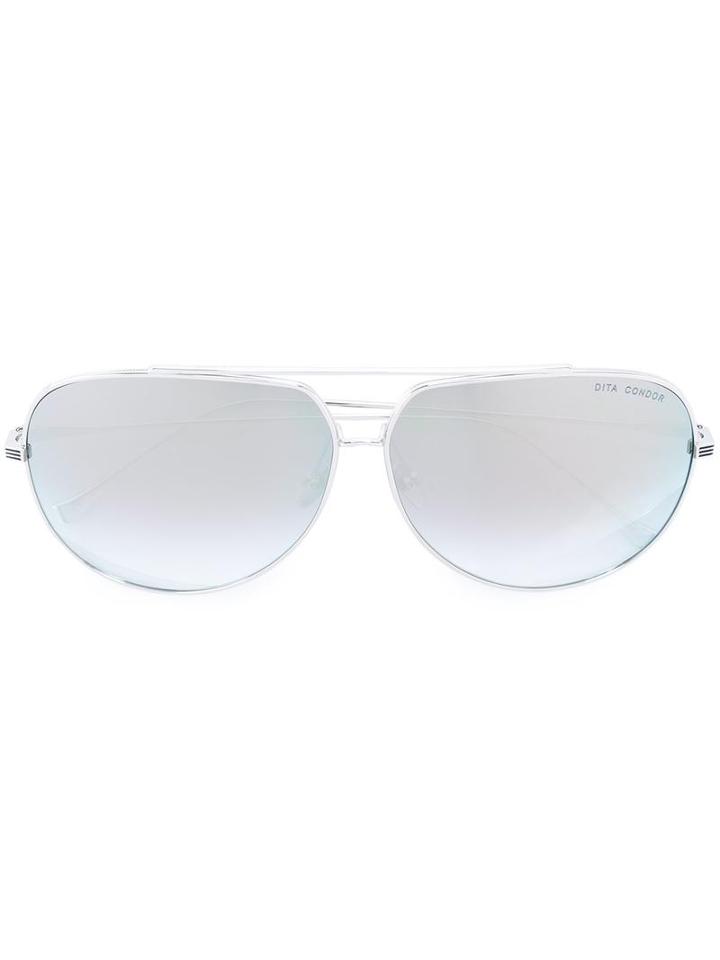 Dita Eyewear 'condor' Sunglasses, Women's, Size: 63, Grey, Metal
