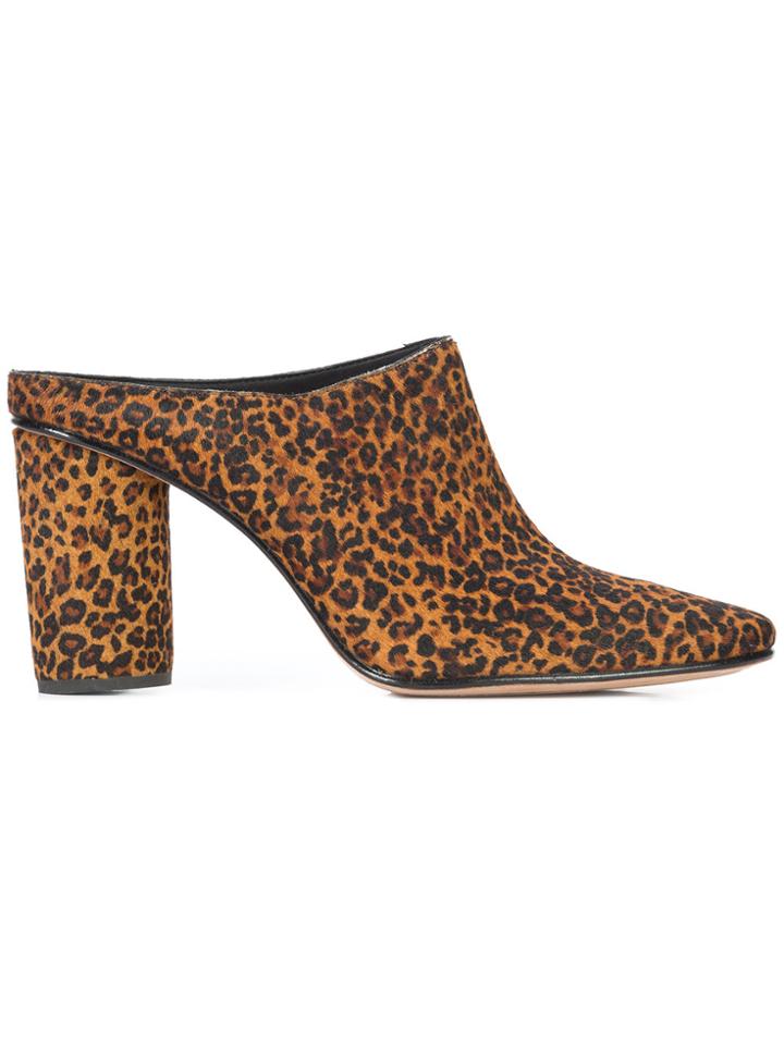Rachel Comey Scarpa Leopard Mules - Multicolour