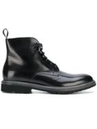 Dell'oglio Lace-up Ankle Boots - Black