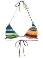 Lygia & Nanny Stripe Patterned Bikini Top - Multicolour