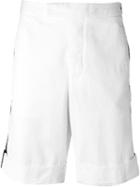 Moncler Gamme Bleu Jacquard Contrast Pocket Deck Shorts