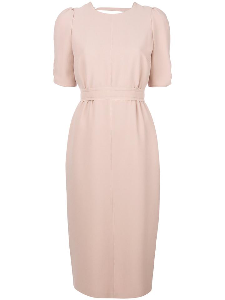 No21 Cut-out Back Detail Dress - Nude & Neutrals