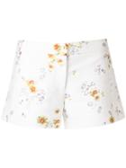 Giambattista Valli Floral-brocade Shorts - White