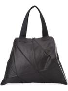 Issey Miyake Glossy Origami Structured Tote, Women's, Black, Polyester