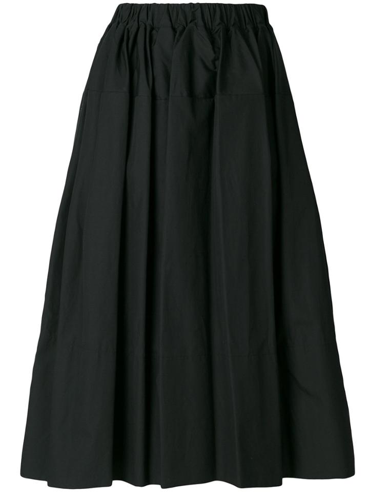 Simone Rocha Beaded Detail Pleated Skirt - Black