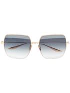 Dita Eyewear Metamat Oversized Frame Sunglasses - Gold