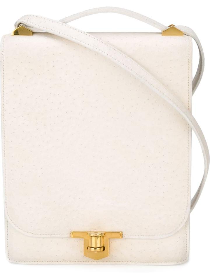 Hermès Vintage Chantilly Shoulder Bag, Women's, White