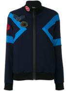 Mr & Mrs Italy - Zipped Jacket - Women - Cotton/spandex/elastane/viscose/virgin Wool - S, Blue, Cotton/spandex/elastane/viscose/virgin Wool