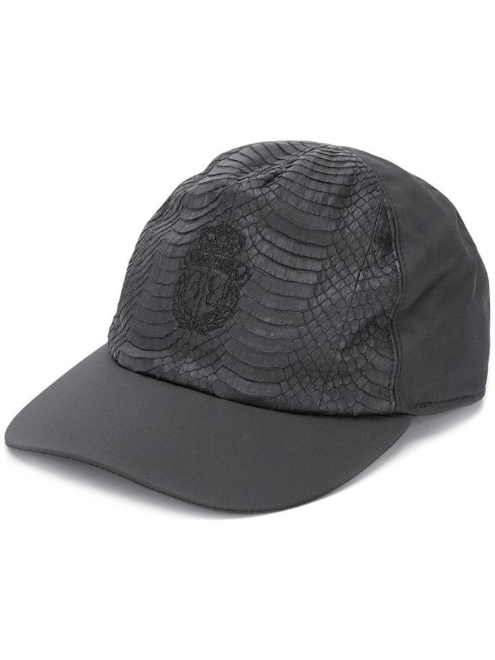 Billionaire Embroidered Logo Cap - Black