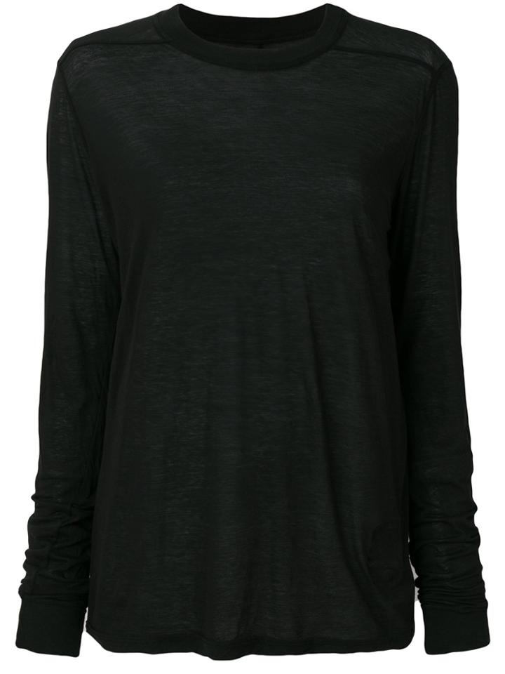 Rick Owens Drkshdw Long-sleeved T-shirt - Black