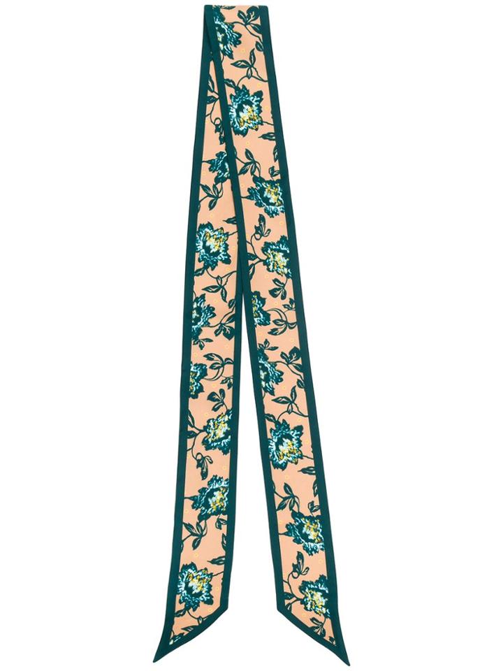 Chloé Floral Pattern Scarf - Green