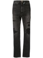 Maison Mihara Yasuhiro Distressed Detail Jeans - Black