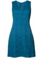 Adam Lippes Lace Mini Dress - Blue