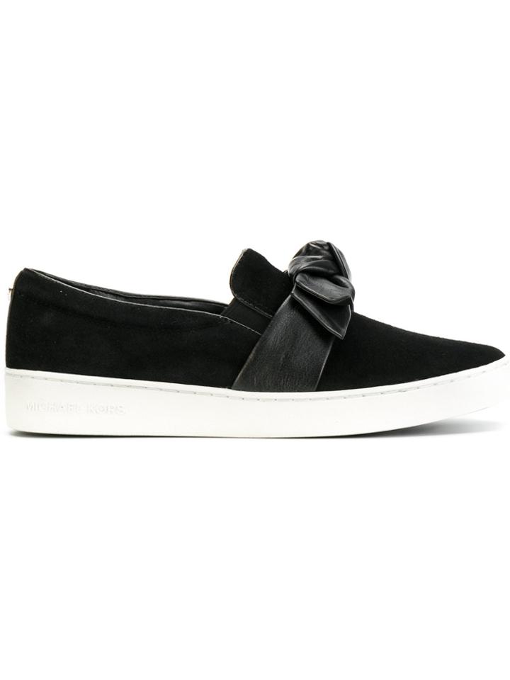 Michael Michael Kors Bow Detail Sneakers - Black