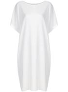 Jean Paul Knott Plain T-shirt Dress - White