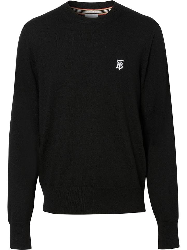 Burberry Monogram Motif Sweater - Black