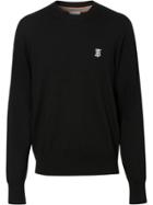 Burberry Monogram Motif Sweater - Black