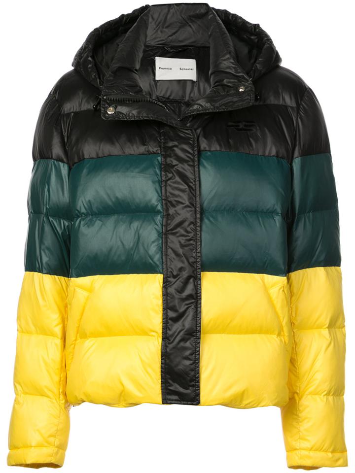 Proenza Schouler Pswl Hooded Puff Jacket - Multicolour