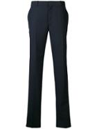Alexander Mcqueen Slim-fit Tailored Trousers - Blue